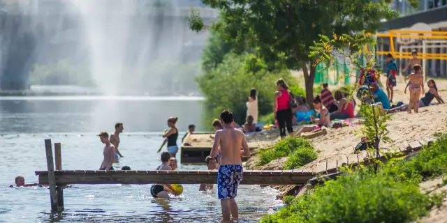 Alès Plage - The banks of the Gardon d'Alès