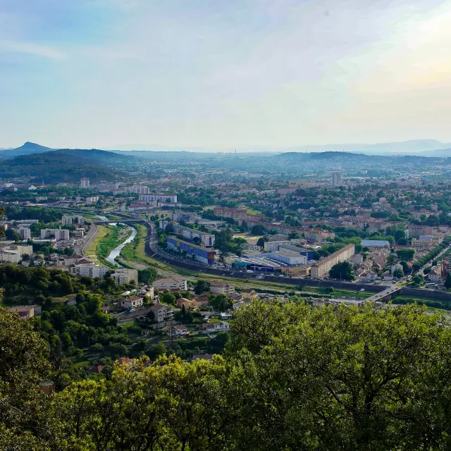 The Hermitage, view on Alès