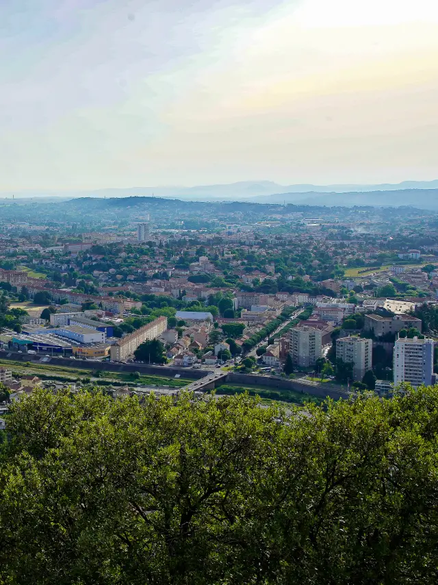The Hermitage, view on Alès