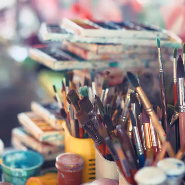 Pinceaux de peinture