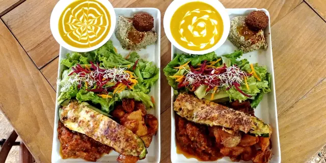 Assiette d'un repas à l'Urban Parc