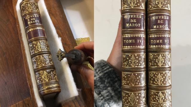 Book restored by a conservator