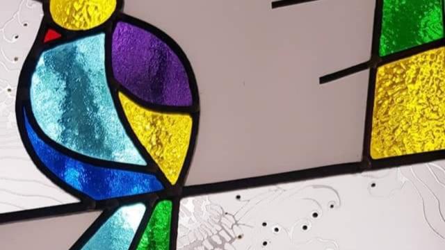 Stained glass windows Cluz