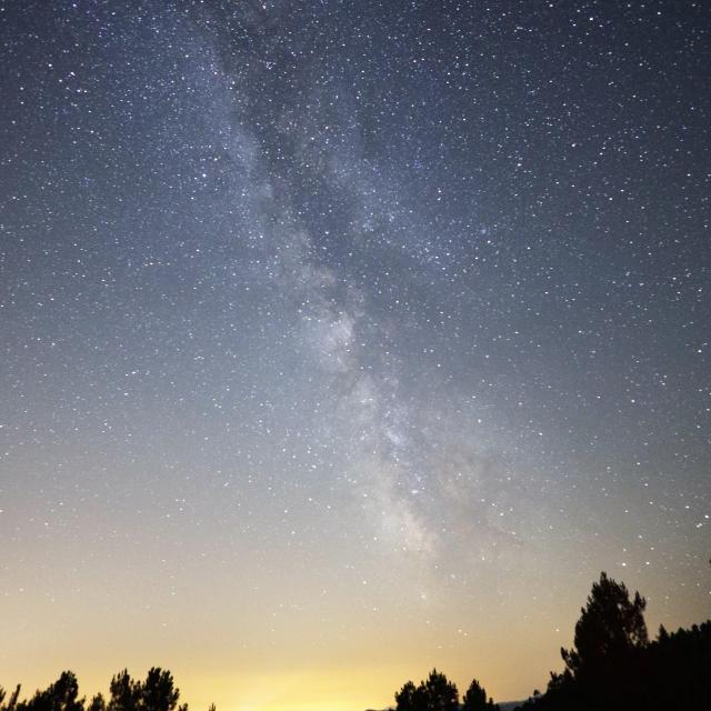 Ciel étoilé des Cévennes depuis le Col D Uglas