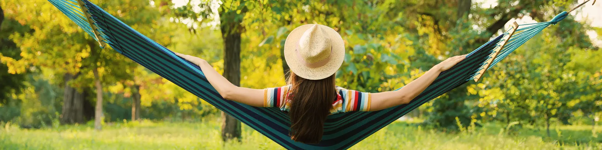 Hamac en camping en Cévennes