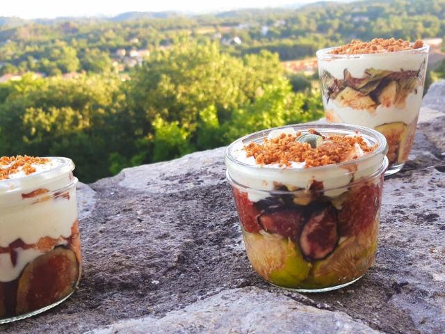Tiramisu aux figues bio de Vézénobres