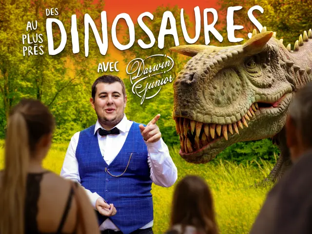 Affiche visite guidée dinopédia parc