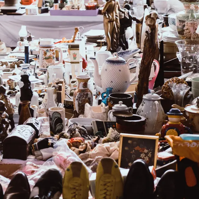 Stand de brocante