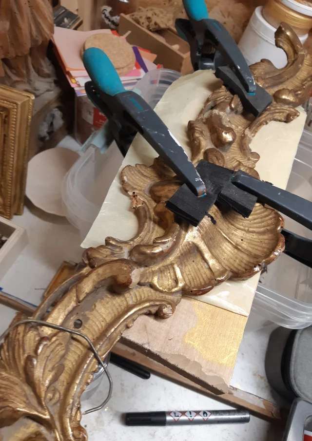 Miroir Doree 18 E S En Restauration Rotated