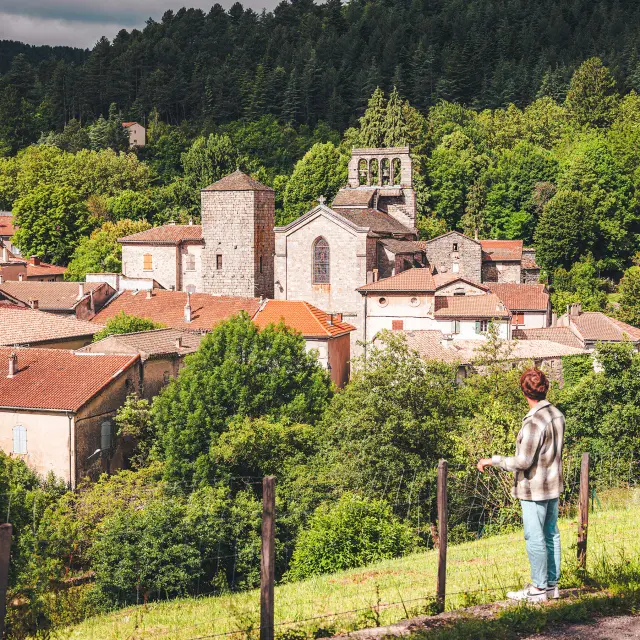 Genolhac village médiéval